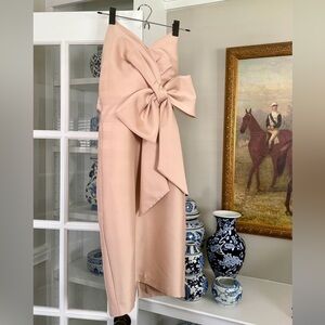 NWT Badgley Mischka Jolie Cocktail Dress in Champagne Pink - wedding, date night